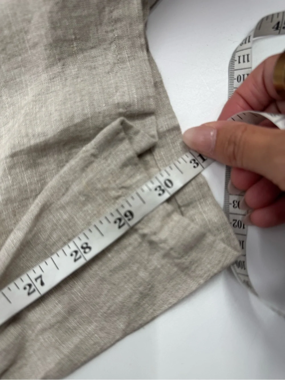 J. Crew Soleil Pants Flax Linen High Waist Soft Comfy Casual Natural Size LT
